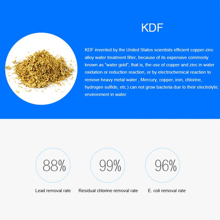 Bath Water Purifier Shower Faucet Chlorine Filter, Interface: 2.1cm / 2.7cm