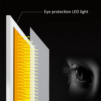 A4 Size 5W 5V LED Three Level of Brightness Dimmable Acrylic Copy Boards for Anime Sketch Drawing Sketchpad, with USB Cable & Plug, Size：240x360x5mm