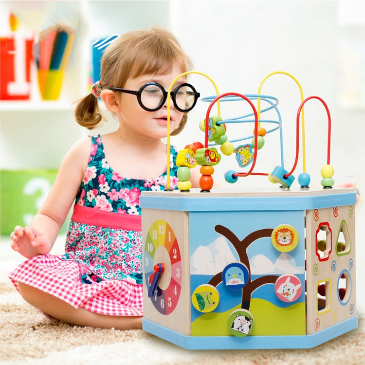 Multi-functional Wooden Gaming Treasure Box Toy