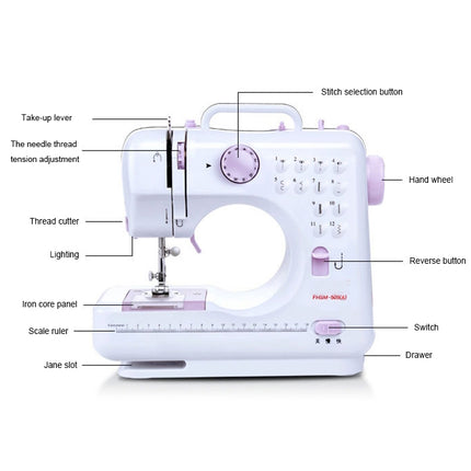 505A Household Desktop Mini Sewing Machine
