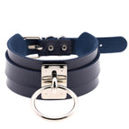 Silver Ring / Dark Blue