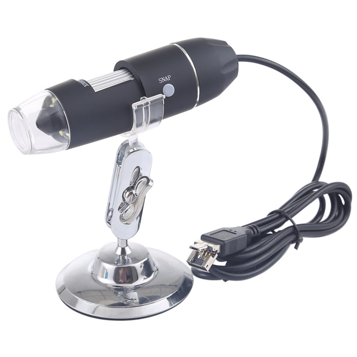USB-Lupe HD 0,3 MP Bildsensor 2560 x 1920P USB-Digitalmikroskop mit 8 LEDs und professionellem Ständer