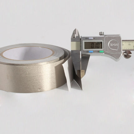 Plain Weave Double-sided Conductive Cloth Adhesive Cloth Single Sided Adhesive EMI Shielding Button Repairs, Size: 20m x 2.5cm