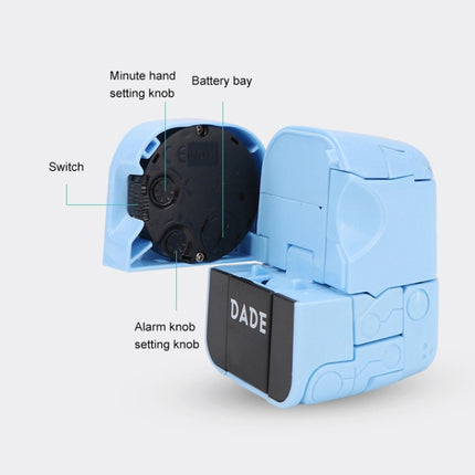 Mini Manual Child Deformation Alarm Clock Robot Toy
