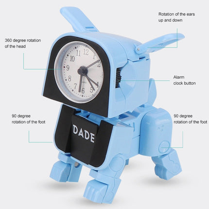 Mini Manual Child Deformation Alarm Clock Robot Toy