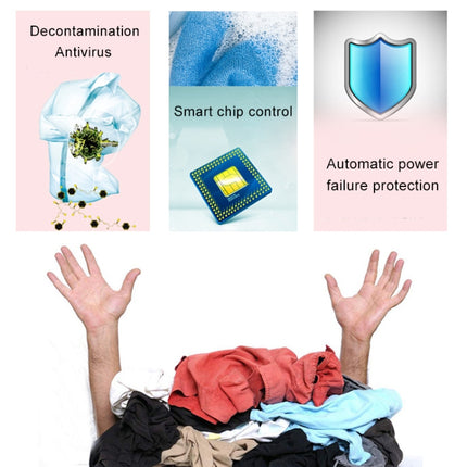 Portable Mini Ultrasonic Washing Machine Cleaner for Clothing / Vegetable / Fruit, Water Drop Style