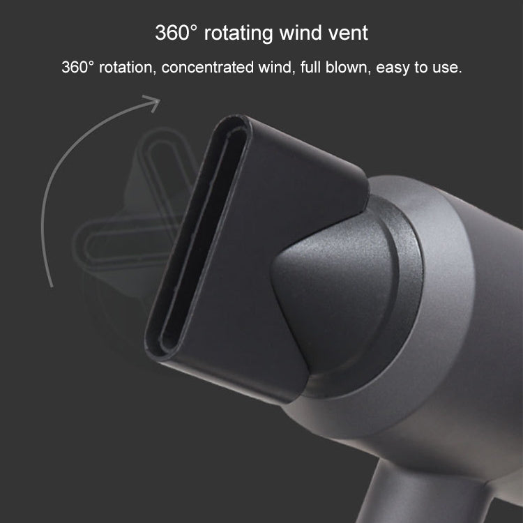 High-power Anionic Cold Hot Air Constant Temperature Hair Dryer, EU Plug, EU Plug (Red + Grey) +3