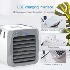 Mini Portable Household USB Refrigeration Air Conditioning Fan Air Cooler