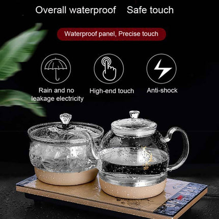 Pumping Type Automatic Add Water Full Intelligent Electric Glass Kettle Pumping Boiled Tea Stove Set
