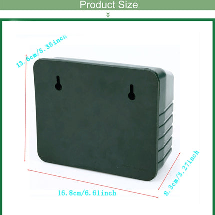 SK131 High-power Ultrasonic Electronic Rat Repeller Analog Alarm Sound Intelligent Pest Killer, EU Plug