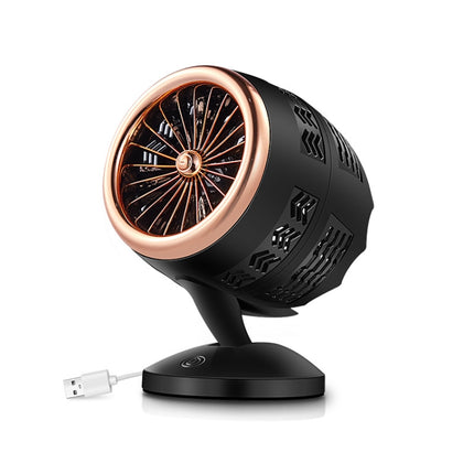 Portable Adjustable Mini USB Charging Air Convection Cycle Desktop Electric Fan Air Cooler, Support 2 Speed Control