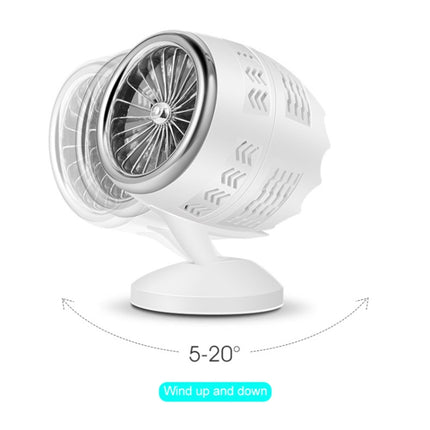 Portable Adjustable Mini USB Charging Air Convection Cycle Desktop Electric Fan Air Cooler, Support 2 Speed Control