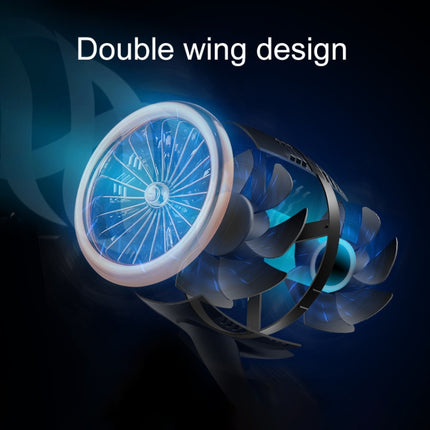 Portable Adjustable Mini USB Charging Air Convection Cycle Desktop Electric Fan Air Cooler, Support 2 Speed Control