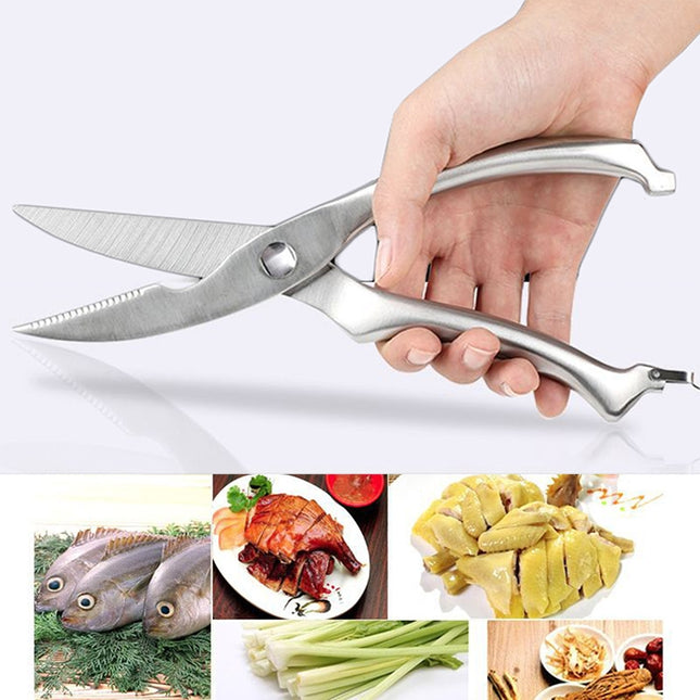 10 inch Kitchen Poultry Fish Chicken Bone Stainless Steel Cutter Cook Gadget Shear, Gift Box Package, Gift Box Package