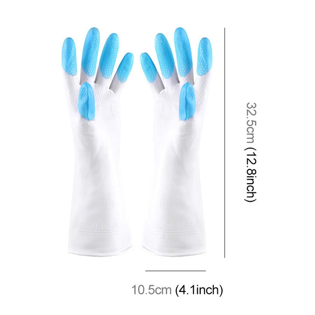 5 Pairs Sale Shark Housework Cleaning PVC Latex Gloves Waterproof Thicken Laundry Washing Gloves