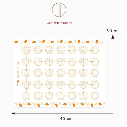 Kitchen Multi-function Roast Macaron Sugar not Sticky Pad & Kneading Pad & Insulation Pad, Size: 40*30cm, Insulation Pad, Sugar not Sticky Pad