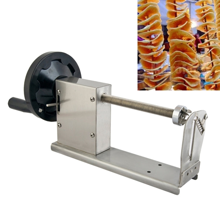 528-1 Manual Twisted Potato Cutter,Potato Chips Slicer,High Quality French Fry Cutter, Manual stretching