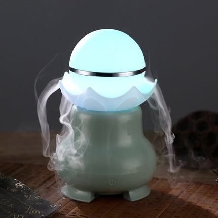 4 W USB-Ladefunktion, Nachtleuchtperle, Ultraschall-Aromatherapie-Luftbefeuchter mit buntem LED-Licht für Zuhause/Büro, Fassungsvermögen des Wassertanks: 95 ml, DC 5 V