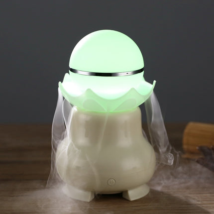 4 W USB-Ladefunktion, Nachtleuchtperle, Ultraschall-Aromatherapie-Luftbefeuchter mit buntem LED-Licht für Zuhause/Büro, Fassungsvermögen des Wassertanks: 95 ml, DC 5 V
