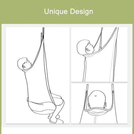 Adult and Children All-cotton Canvas Swing Outdoor Swing Frame Hanging Hammock, Size: 55*75*145cm, Random Color Delivery, Door Frame Horizontal Bar  Installation