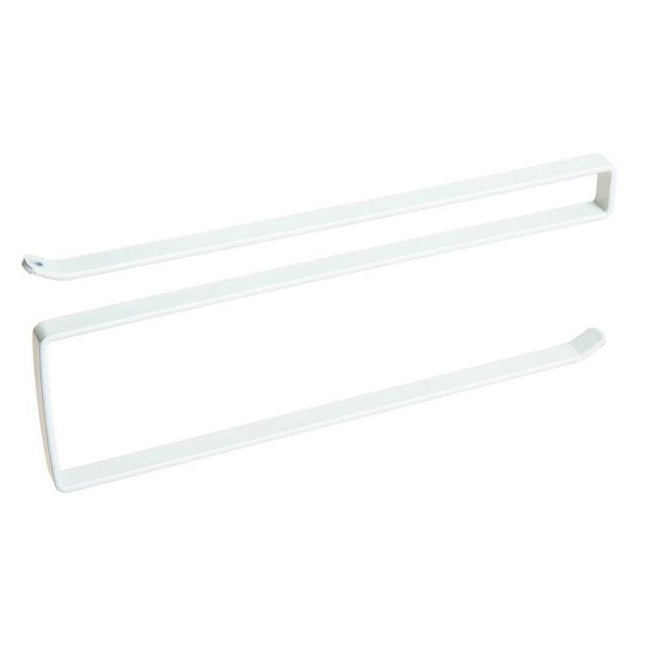 Stainless Metal Kitchen Toilet Paper Towel Rack Paper Towel Roll Holder Cabinet Hanging Shelf Preservative Film Storage Rack,Size: 26*10.8*1.5cm