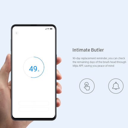 3 cabezales de repuesto para cepillo de dientes eléctrico Xiaomi Mijia originales para el cuidado de la salud bucal (tipo sensible)