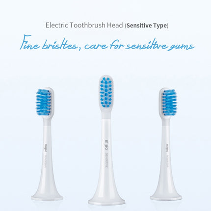 3 cabezales de repuesto para cepillo de dientes eléctrico Xiaomi Mijia originales para el cuidado de la salud bucal (tipo sensible)