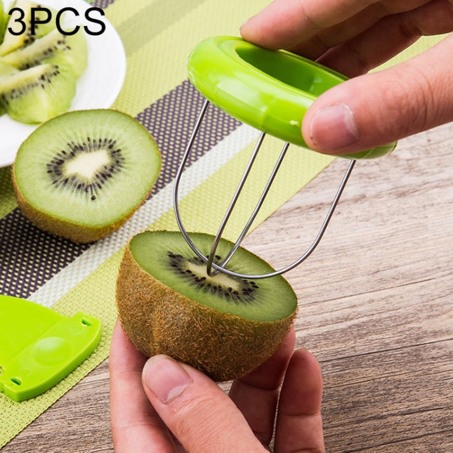 3 PCS Portable and Special ABS + Stainless Steel Kiwi Fruit Peeler, Random Color Delivery, 3 PCS   Kiwi Fruit Peeler 3, 3 PCS   Kiwi Fruit Peeler 2, 3 PCS   Kiwi Fruit Peeler 1