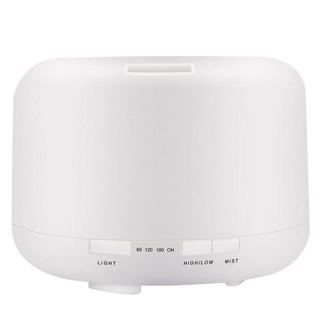 T500 Remote Control Clear White Air Humidifier Automatic Alcohol Sprayer Essential Oil Diffuser Ultrasonic Mist Maker Ultrasonic Aroma Diffuser Atomizer Color LED, Capacity: 500ml, DC 24V, US Plug, Clear White (500ml), Wood Pattern (500ml)