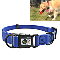 PVC Material Waterproof Adjustable Dual Loop Pet Dogs Collar, Suitable for Ferocious Dogs, Size: M, Collar Size: 30-47 cm, Size: M