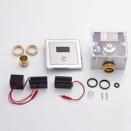 Recessed Wall in Type Flush Valve for Auto-induction Toilet, with Infrared Automatic Function DC, Automatic DC