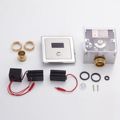Recessed Wall in Type Flush Valve for Auto-induction Toilet, with Infrared Automatic Function DC, Automatic DC