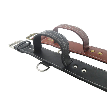 Leather Pet Dog Collar Pet Products for Big Pet, Size: 4.5*58.5cm
