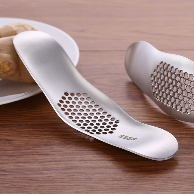 SSGP Kitchen Tool Manual 304 Stainless Steel Brushed Texture Garlic Presser