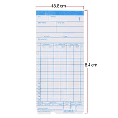 90 PCS Paper Time Card