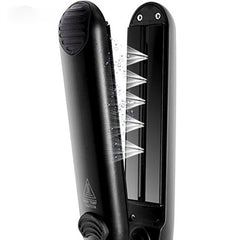 Steam Spray Electric Splint Hair Straightener with Plastic Bottle , US Plug