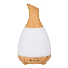 200ML Colorful Light Wood Grain Portable Vase Shape Aromatherapy Air Purifier Humidifier for Home / Office, FD33