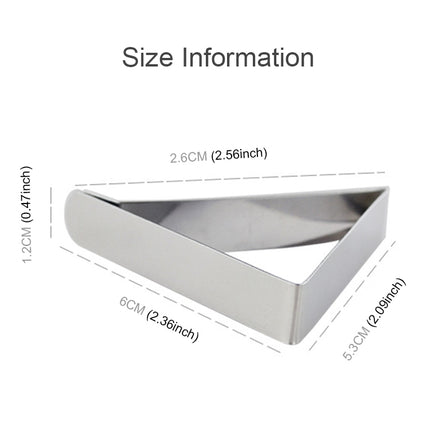 10 PCS Stainless Steel Tablecloth Clip Adjustable Triangle Clamp Holder, 10 PCS