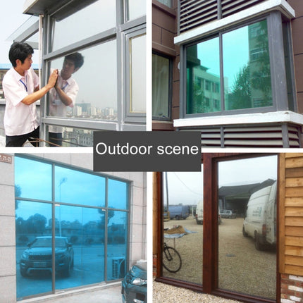 UV Reflective One Way Privacy Decoration Glass Window Film Sticker, Width: 110cm, Length: 1m