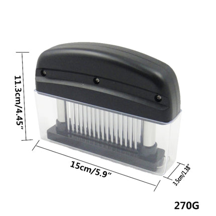 48-Pin Ultra Shrill Needle Stainless Steel Blades Meat Tenderizer for Chicken, Steak, Beef, Pork, Fish