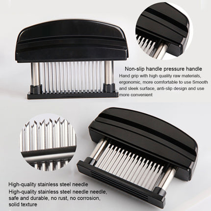 48-Pin Ultra Shrill Needle Stainless Steel Blades Meat Tenderizer for Chicken, Steak, Beef, Pork, Fish