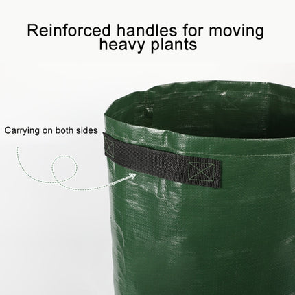 2 PCS 7 Gallons Potato Planting PE Bags Woven Fabric Bags Cultivation Garden Pots Vegetable Planting Bags Grow Bags Farm Garden Supplies, Green, Black, Orange, Yellow
