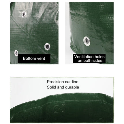 2 PCS 7 Gallons Potato Planting PE Bags Woven Fabric Bags Cultivation Garden Pots Vegetable Planting Bags Grow Bags Farm Garden Supplies, Green, Black, Orange, Yellow