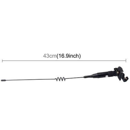 Universal Car Decoration Extensile Aerial Clip Side Car Modified To Remove Static Electricity Aerial, Length: 43cm
