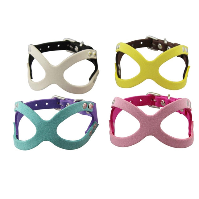 Microfiber Glasses Style Breathable Dog Chest  Strap, Size: L