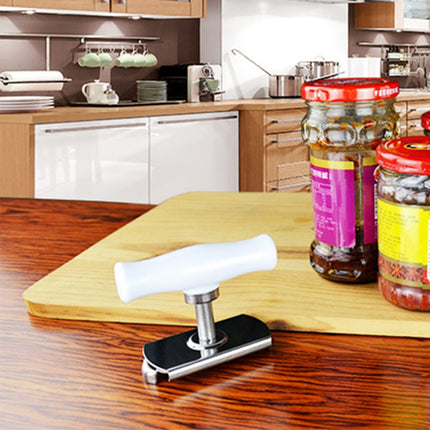 Effortless Stainless Steel Can Opener Seal Lid Remover Kitchen Tool, Opener 1