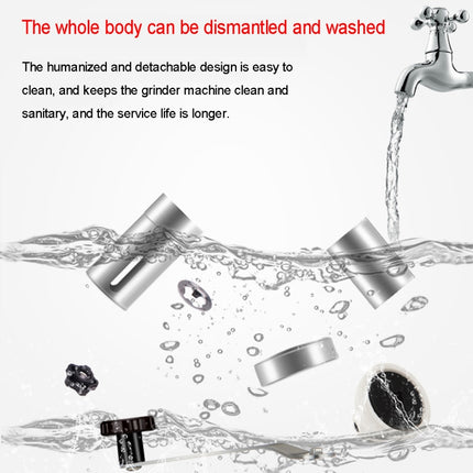 Portable Conical Burr Mill Manual Stainless Steel Hand Crank Coffee Bean Grinder, Capacity: 40g, Stainless Steel Capacity: 40g