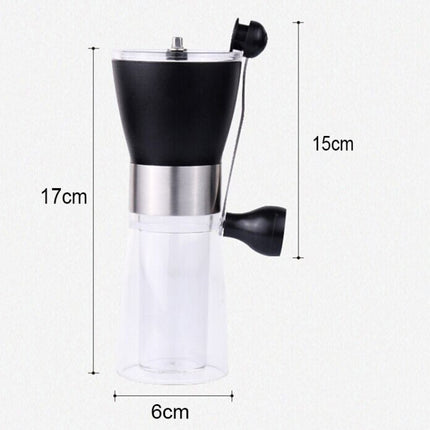 Portable Conical Burr Mill Manual Spice Herbs Hand Grinding Machine Coffee Grinder, Capacity: 36g, Portable Conical