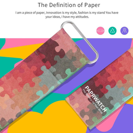 Broken Pattern Creative Fashion Waterproof Paper Watch Intelligent Paper Electronic Wristwatch, Broken Pattern