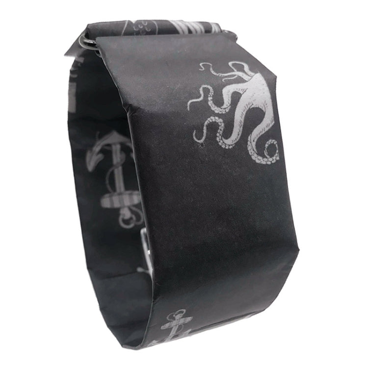 Rudder Pattern Creative Fashion Waterproof Paper Watch Intelligent Paper Electronic Wristwatch, Rudder Pattern